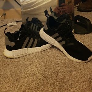 adidas grey stripe shoes